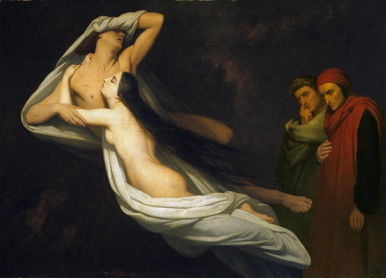 Paolo et Francesca, 1854 - Ary Scheffer