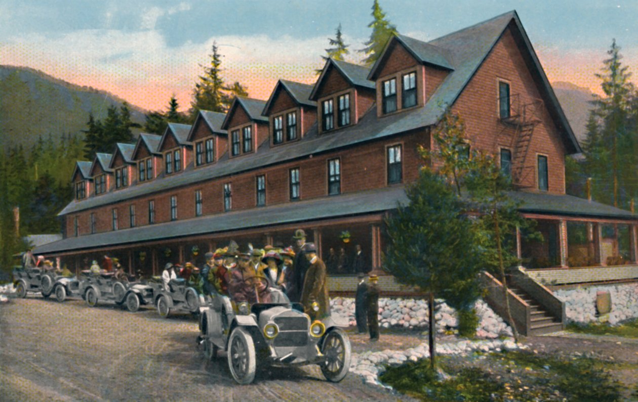 Auberge du parc national du Mont Rainier, c1916 - Asahel Curtis