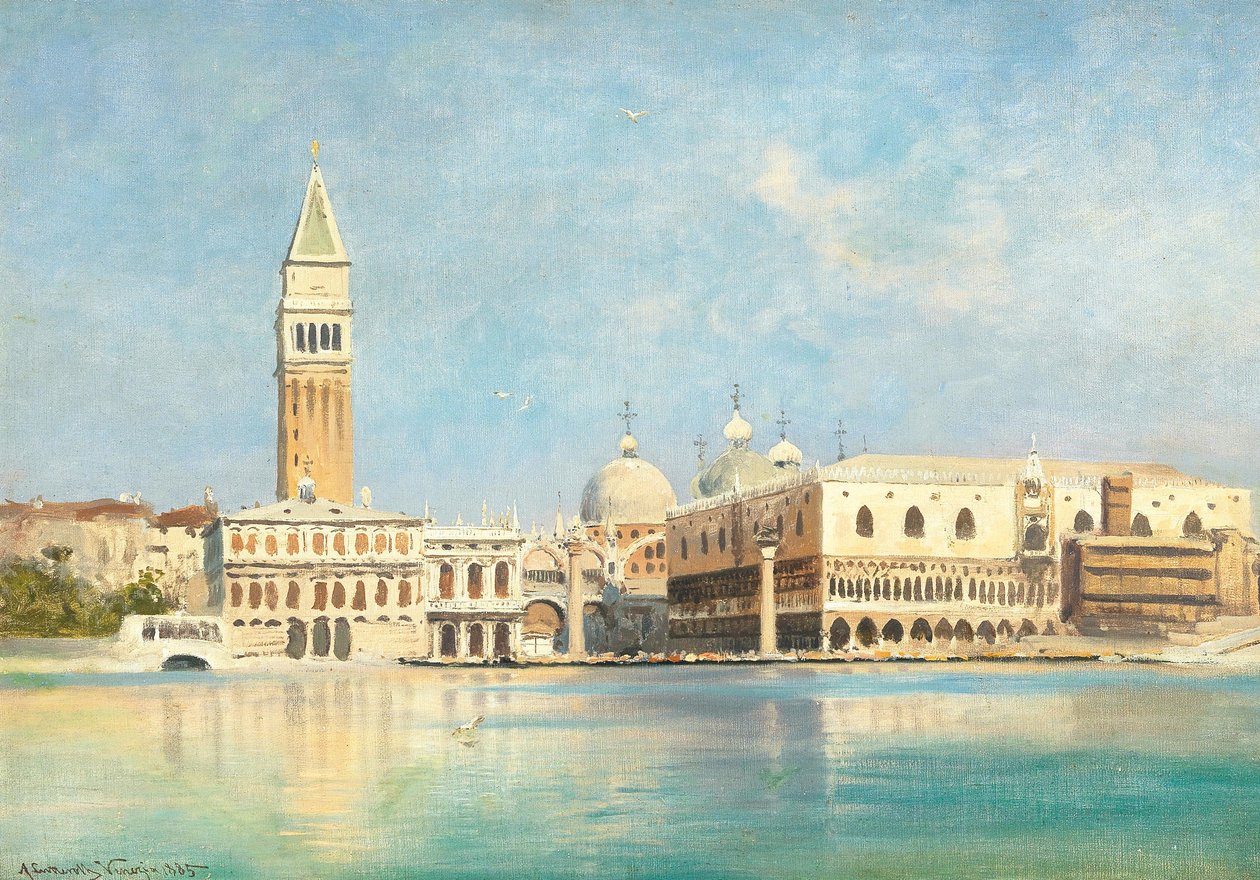Venise, vue de la place Saint-Marc - Ascan Lutteroth