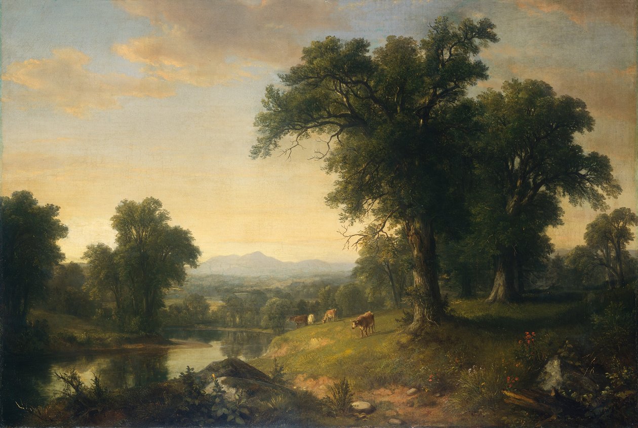 Une scène pastorale - Asher Brown Durand