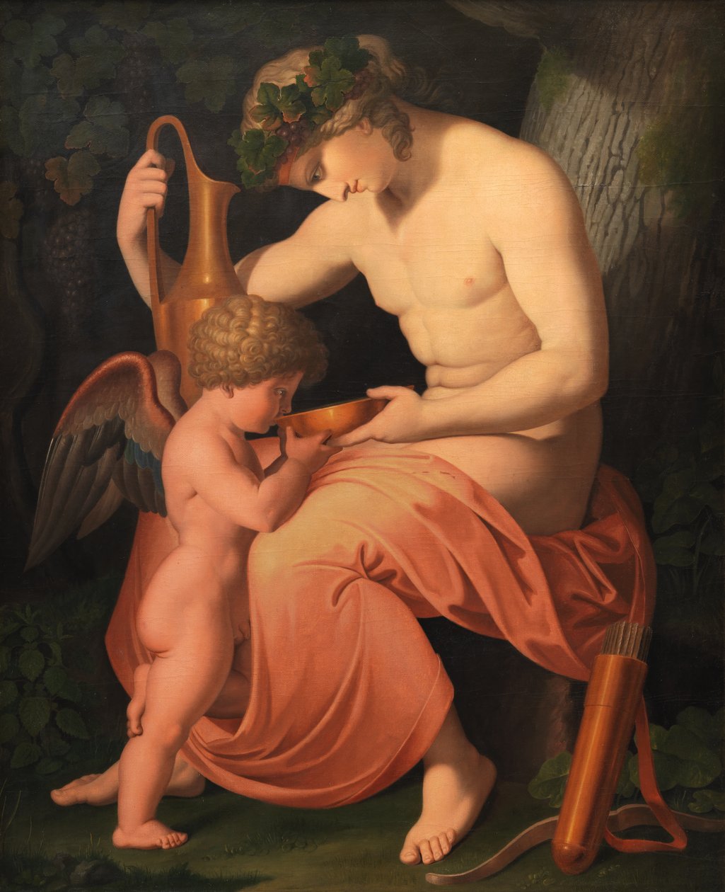 Bacchus et Cupidon - Asmus Jacob Carstens