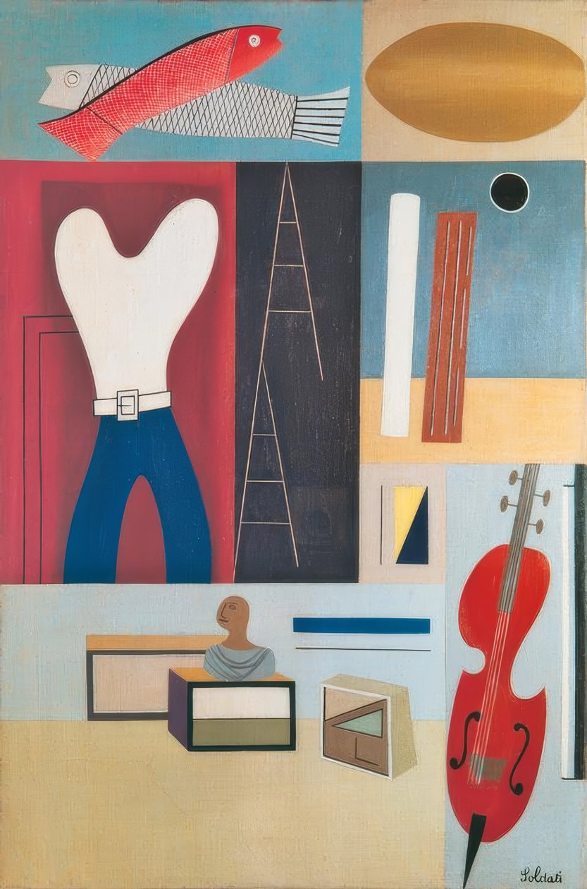 Composition abstraite - Atanasio Soldati