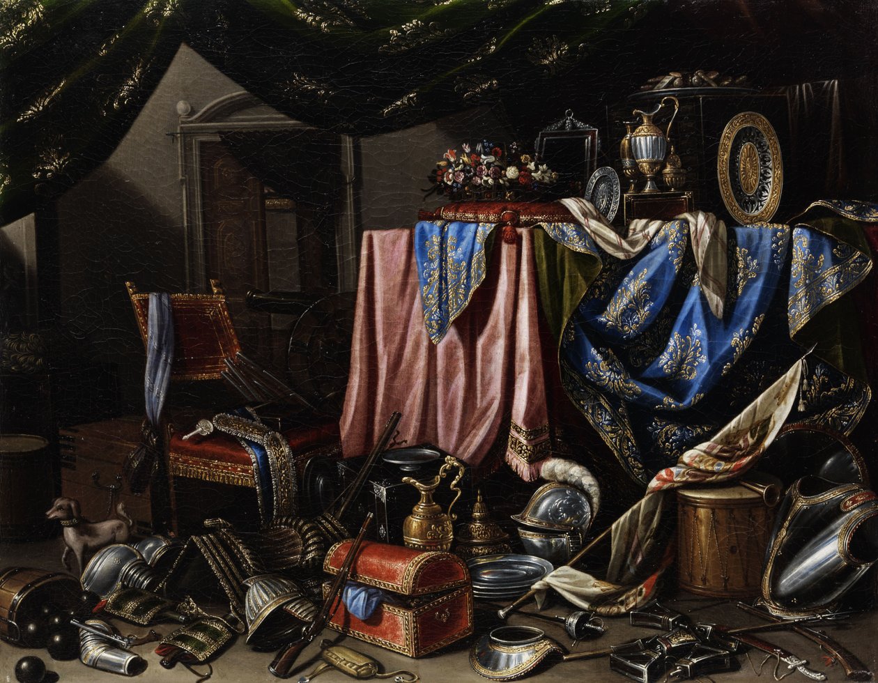 Nature morte ostentatoire - Attributed to Carlo Manier