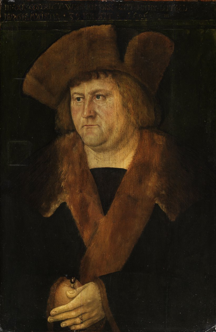 Portrait de Hans Leitgeb - Attributed to Hans Brosamer