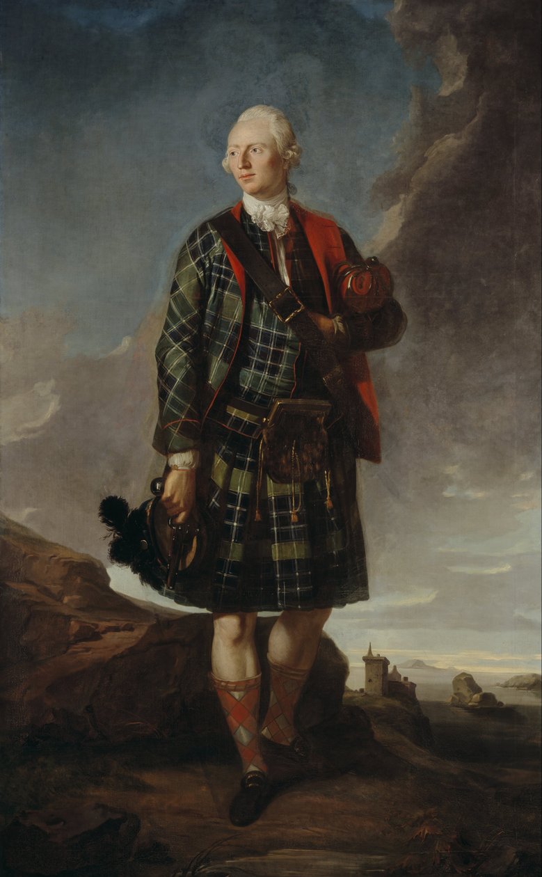 Sir Alexander Macdonald (Sir Alasdair MacDhòmhnaill Shlèite), 1744 - Attributed to Sir George Chalmers