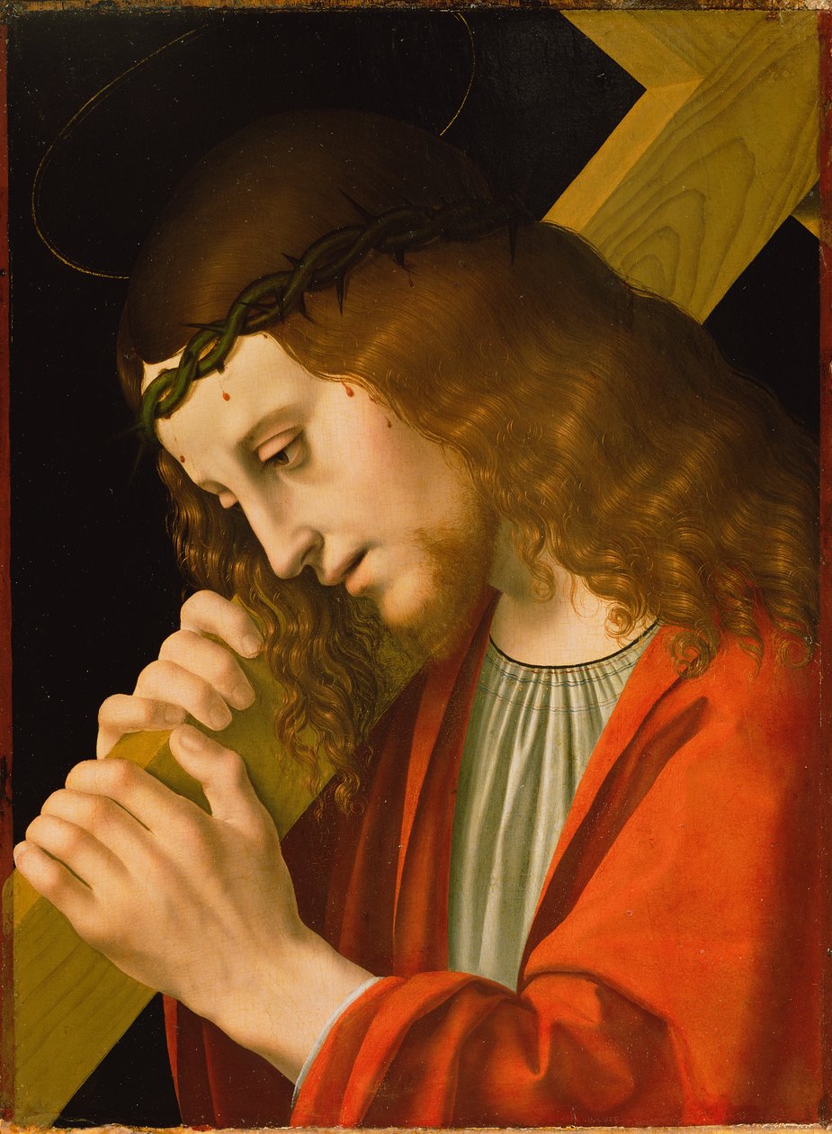 Le Christ portant la croix - attributed to Marco d