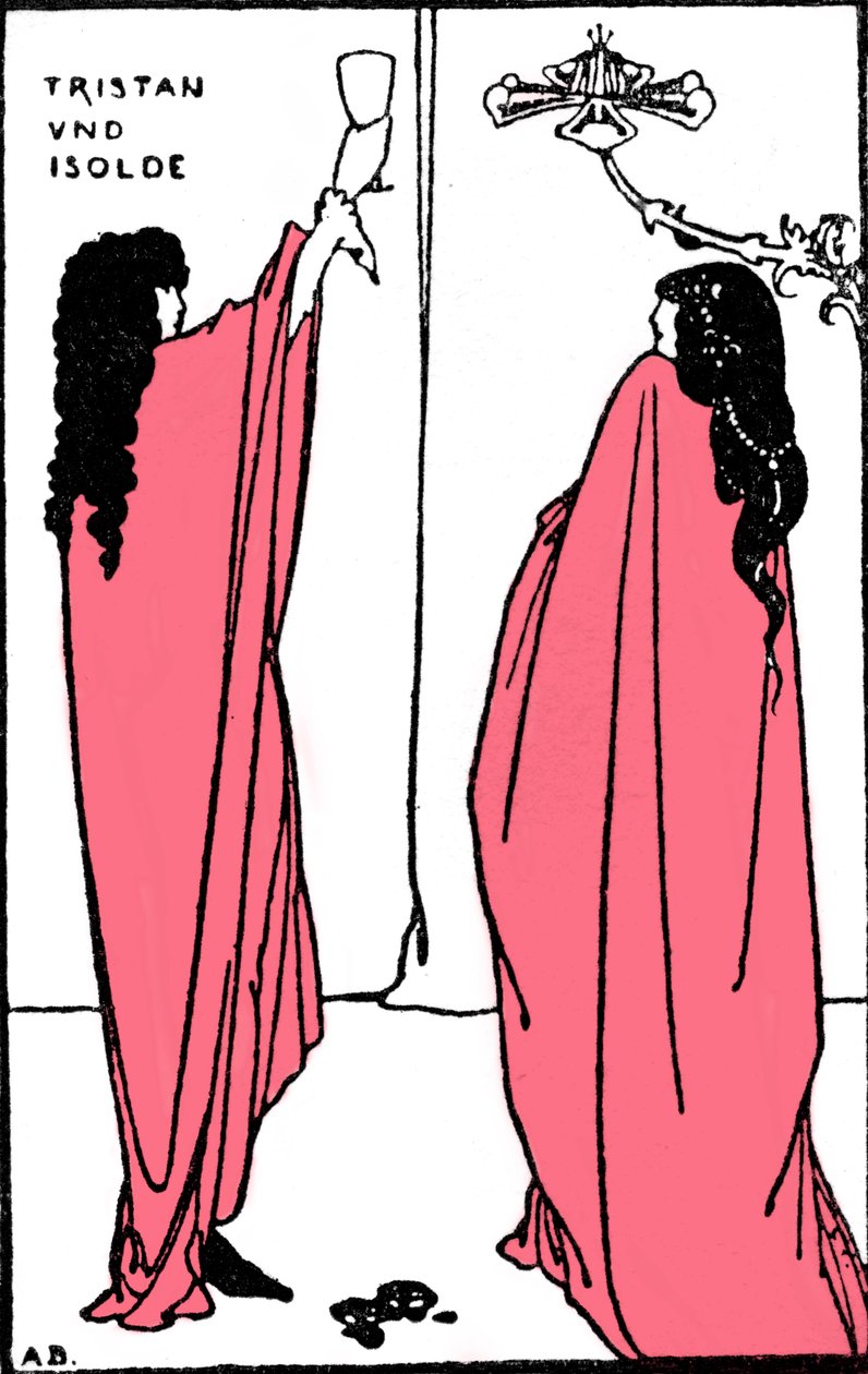 Tristan et Isolde de Richard Wagner - Aubrey Beardsley