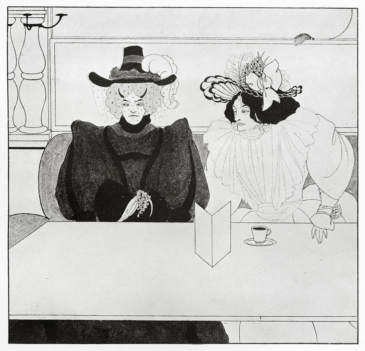 Café noir, 1895 - Aubrey Beardsley