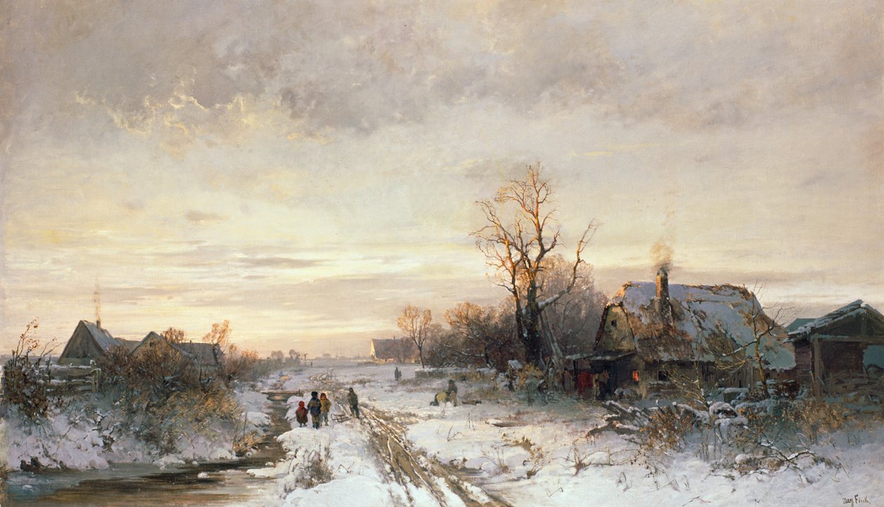 Enfants jouant dans un paysage d