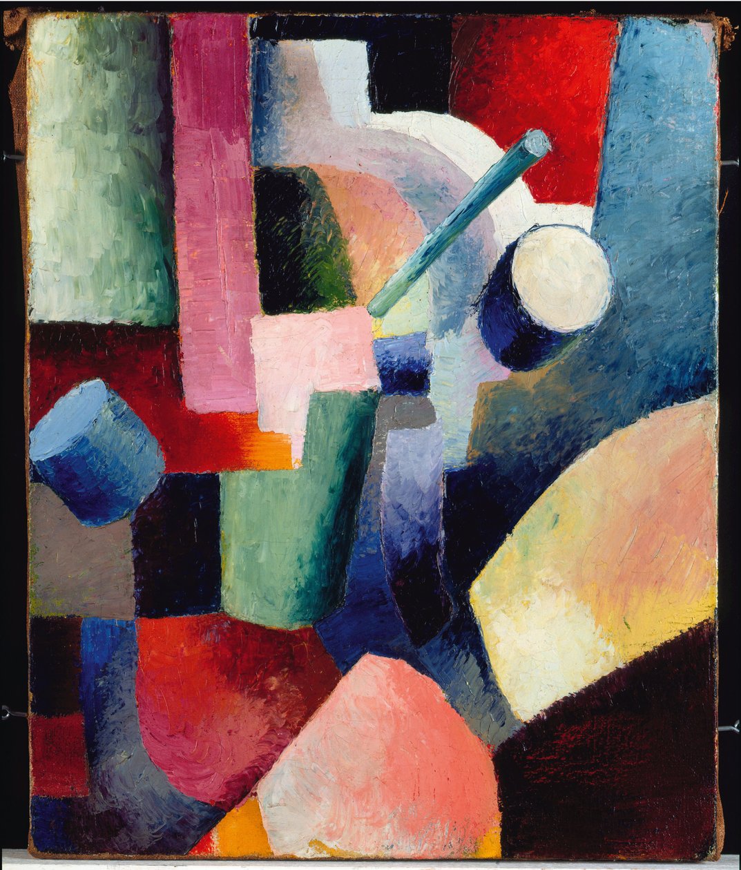 Composition colorée de formes - August Macke