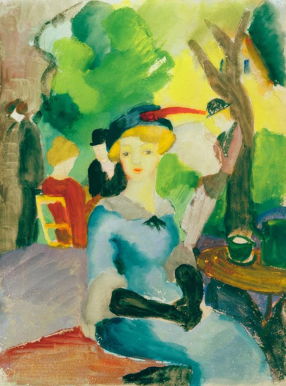 Figures dans le parc - August Macke