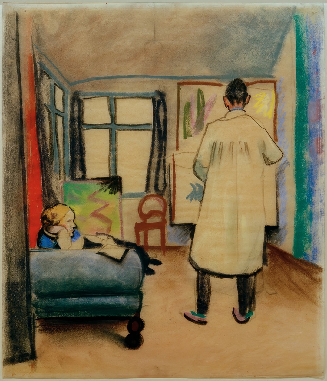 Franz et Maria Marc dans l