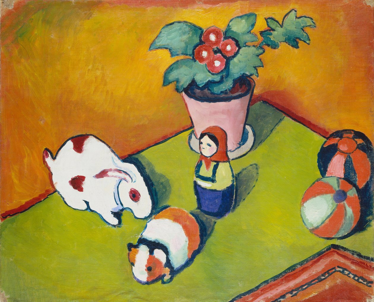 Les jouets de Little Walter - August Macke