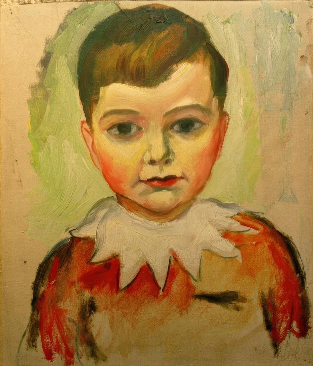 Walter avec col en dentelle - August Macke