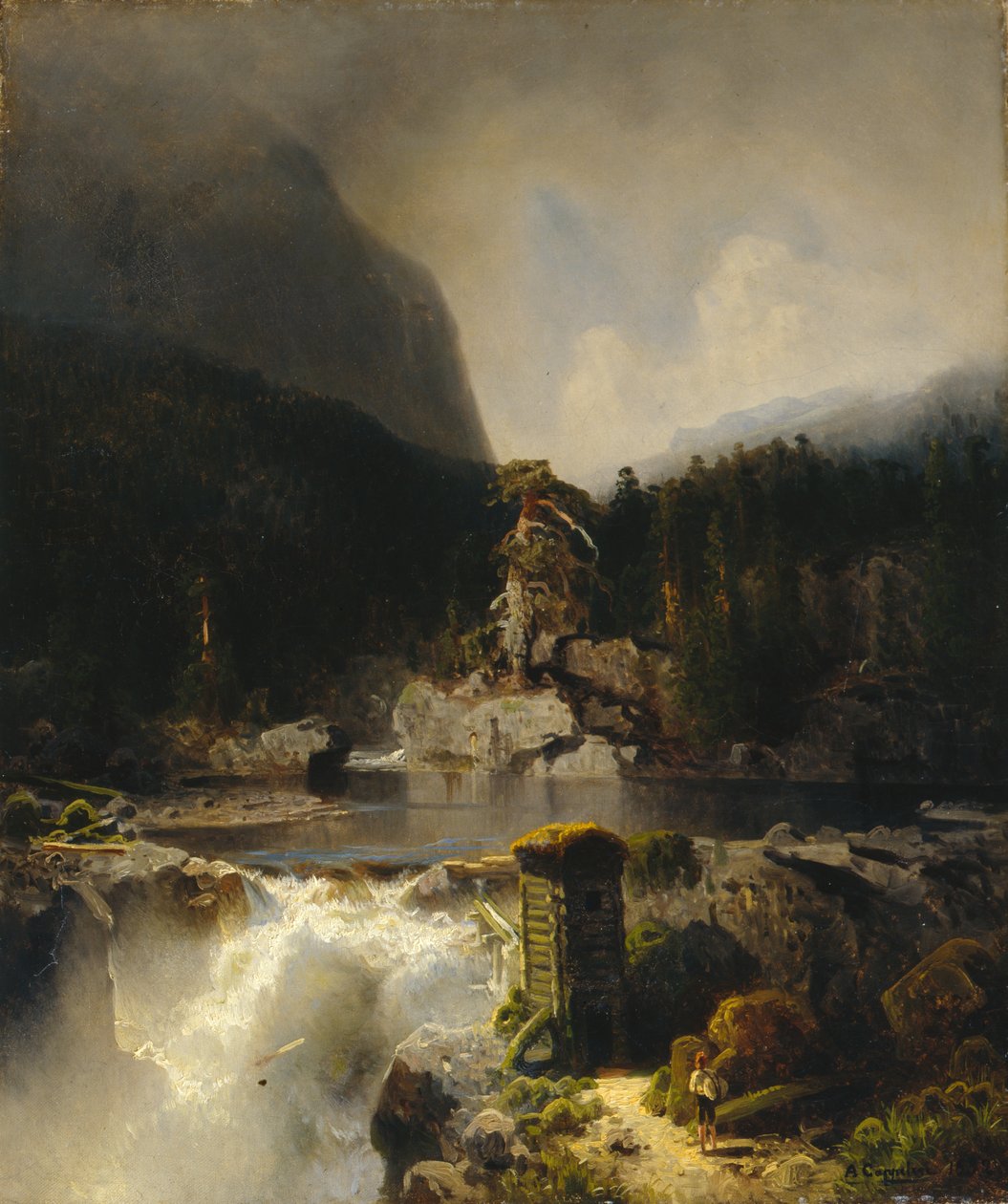 Møllefossen - August Cappelen