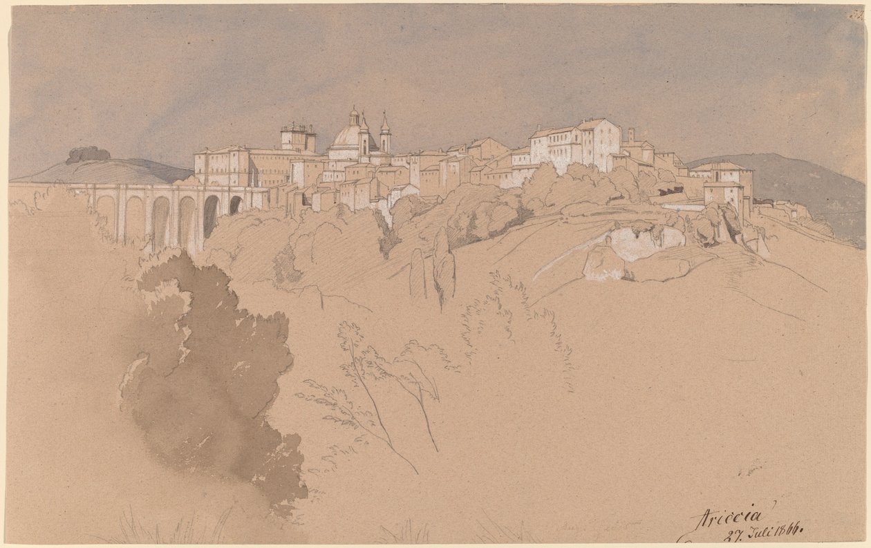 Ariccia vue de l