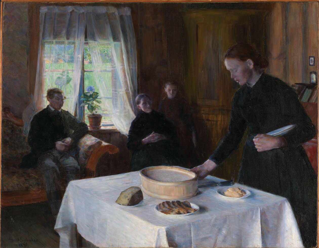 Mise de la table - August Eiebakke