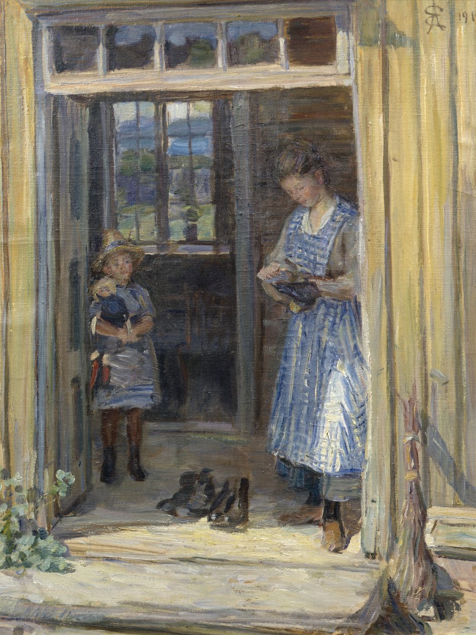 Femme et fille dans l