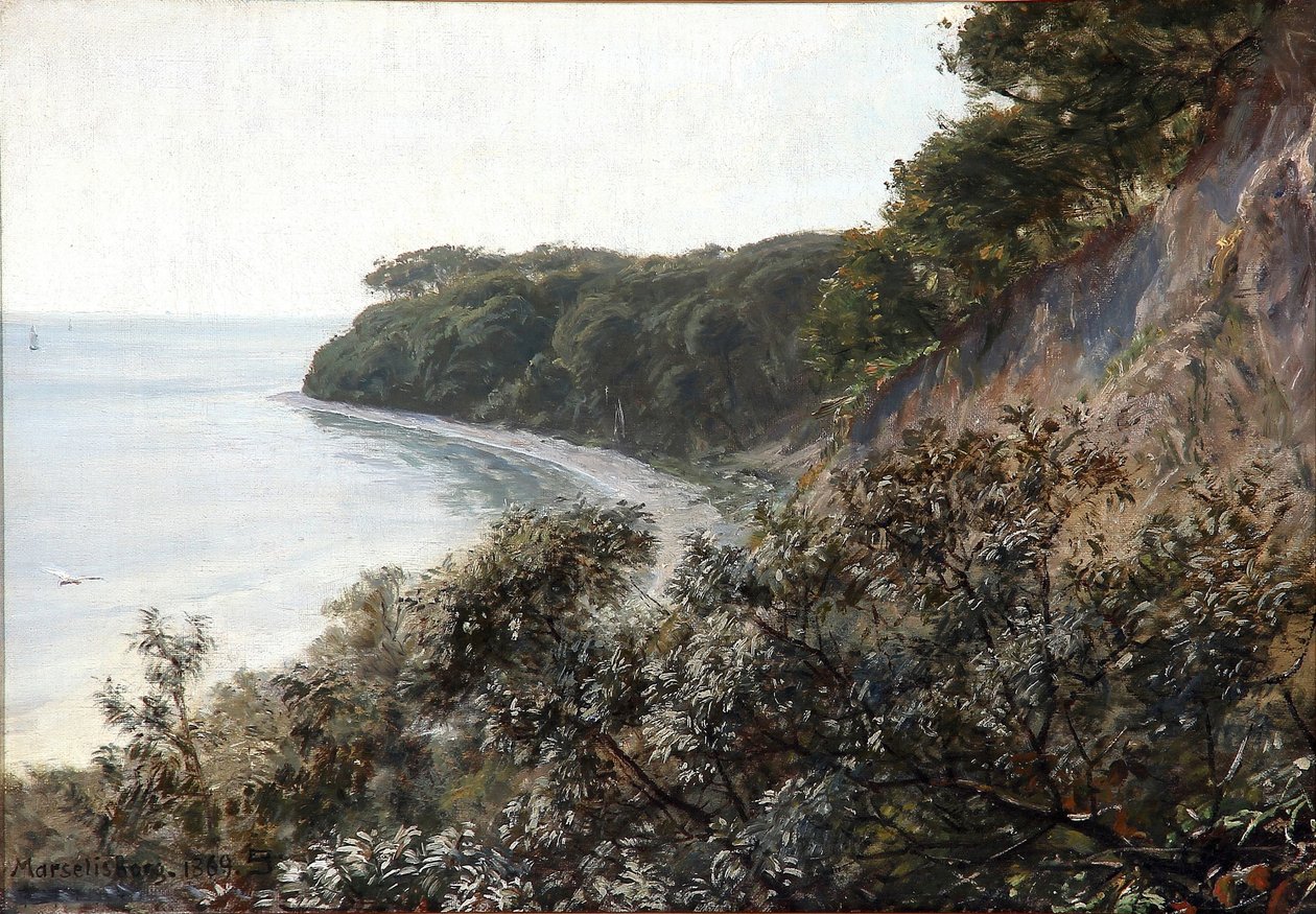Scène côtière de Marselisborg - August Jerndorff