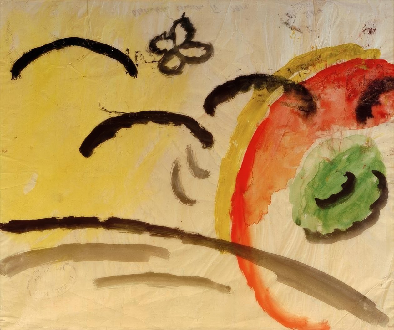 Motif abstrait IV, conception pour broderie - August Macke