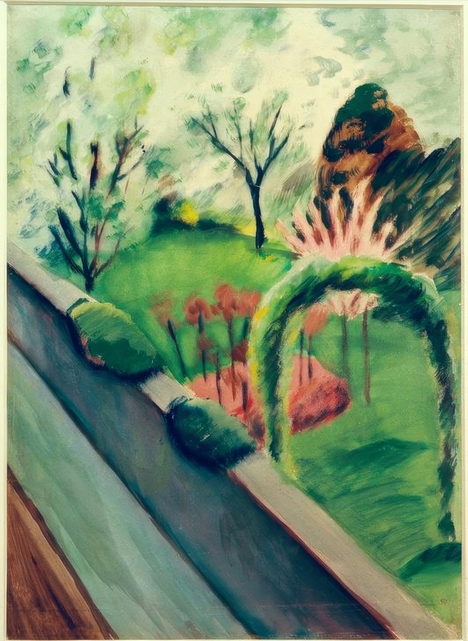 Le jardin de Macke à Bonn - August Macke