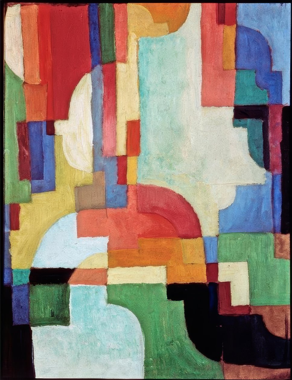 Formes colorées I - August Macke