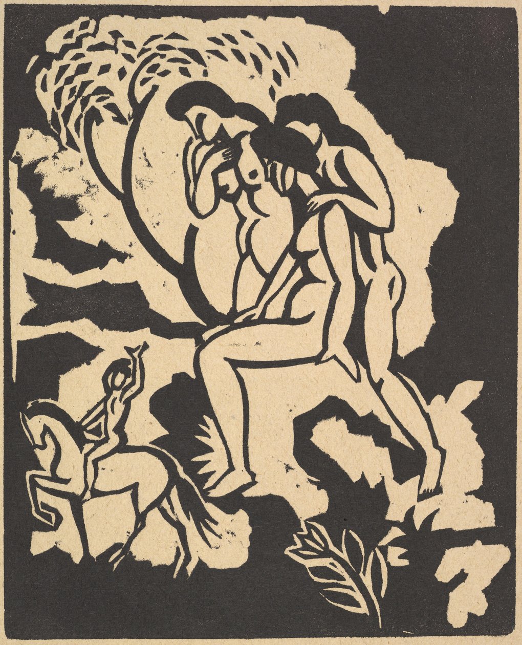 Salutation Begrüssung, 1912 - August Macke