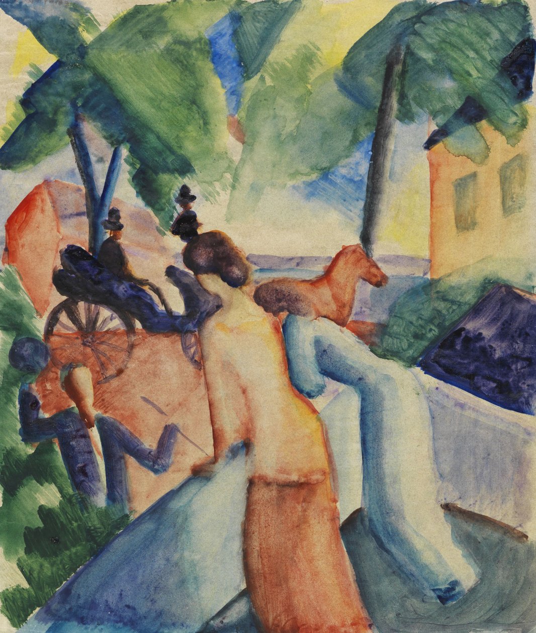 Salutation au lac de Thoune - August Macke