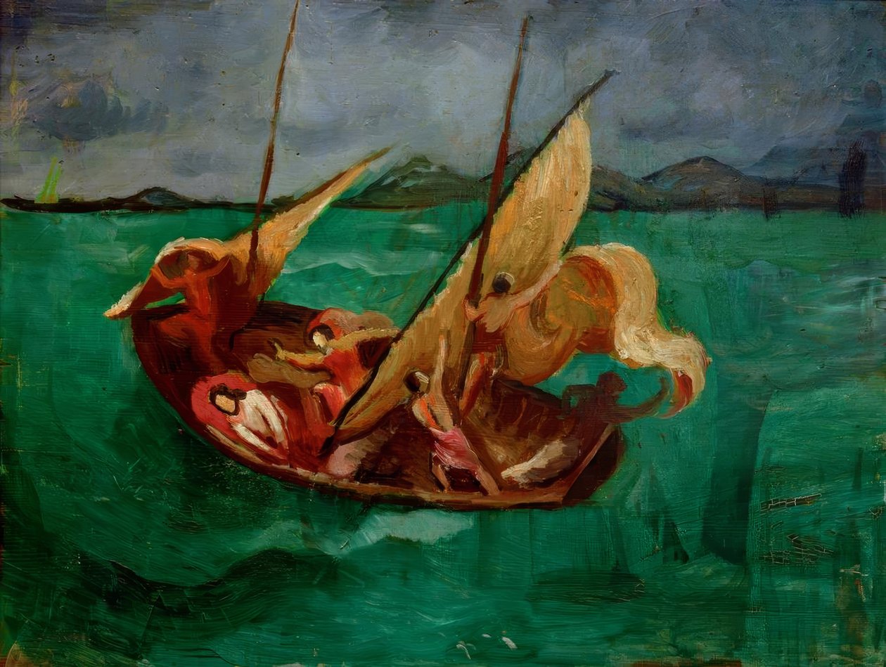 Jésus dans le bateau - August Macke