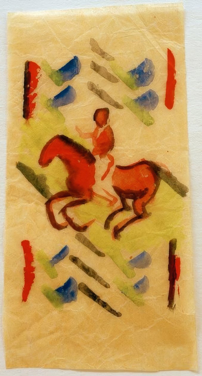 Cavalier rouge - August Macke