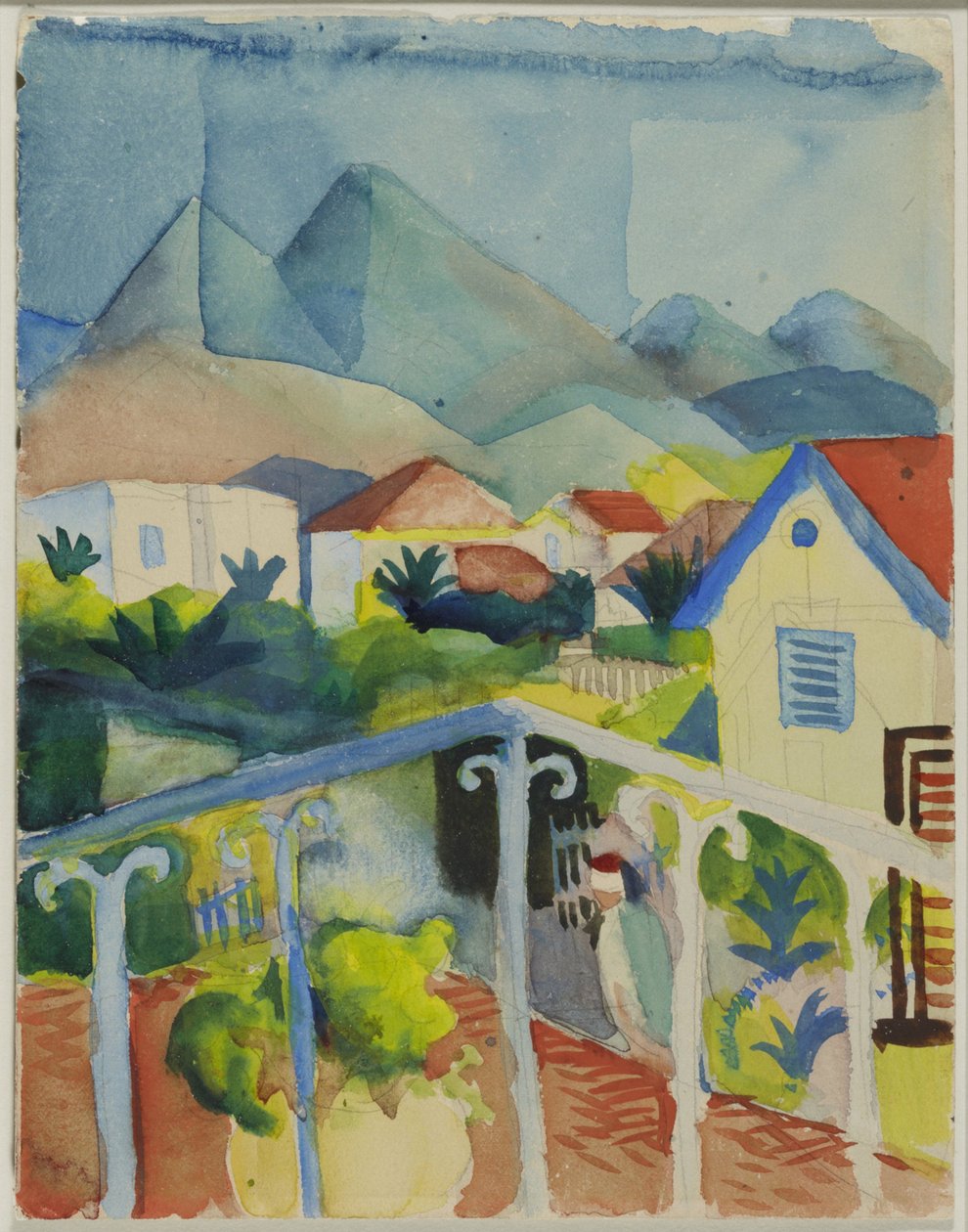 Saint-Germain près de Tunis - August Macke