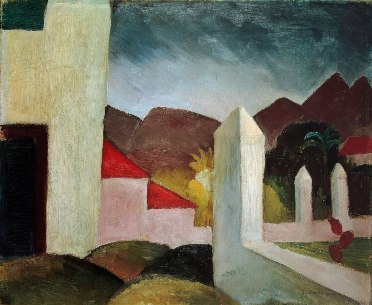 Paysage tunisien - August Macke