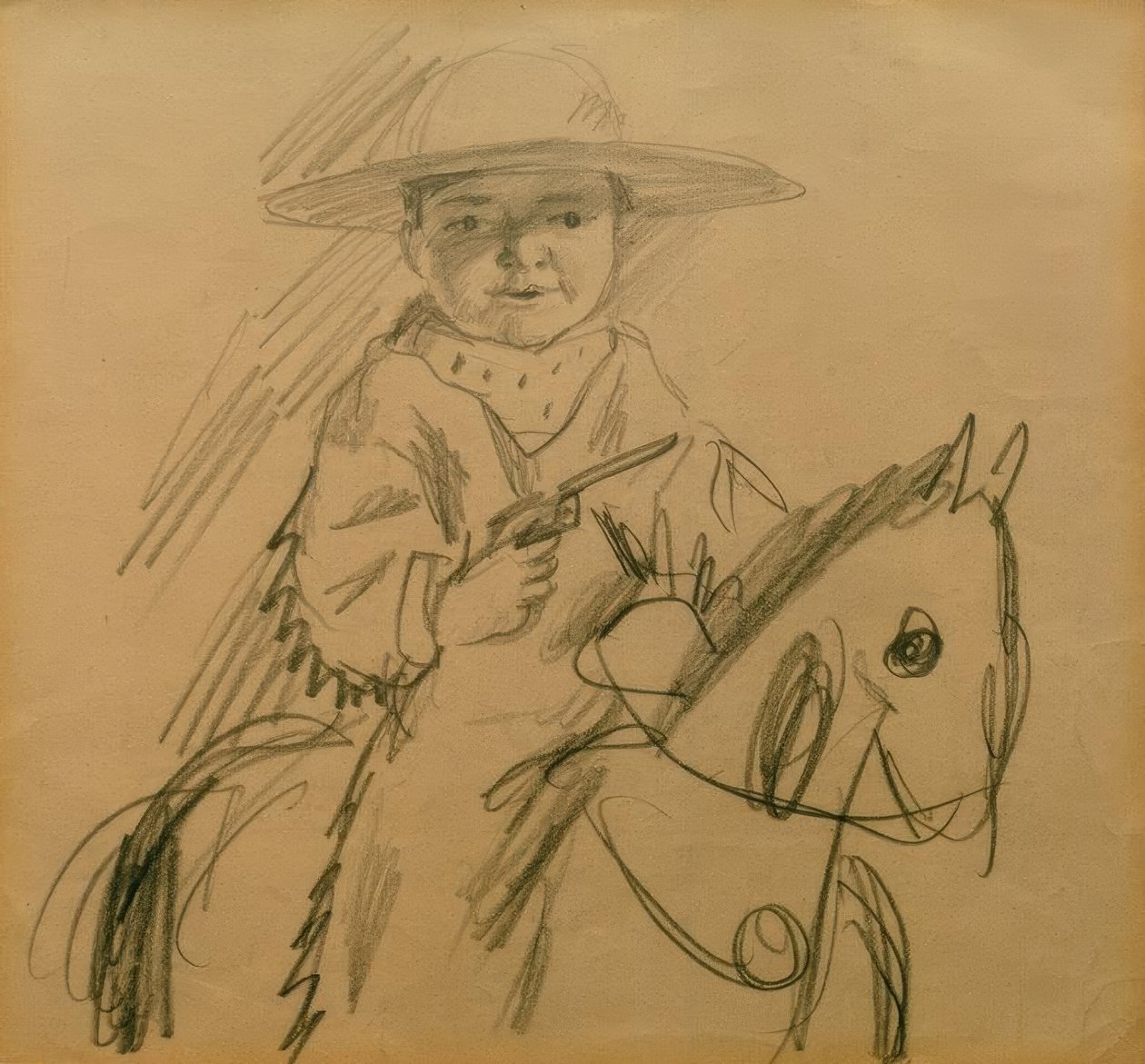 Walter en cowboy - August Macke
