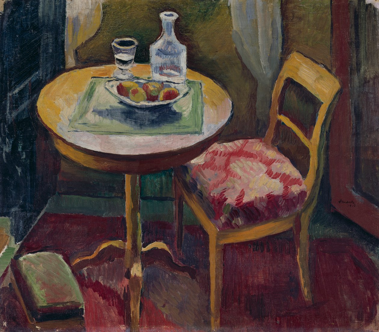 Coin de salon à Tegernsee - August Macke