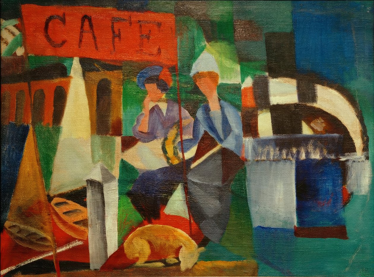 Deux dames au café - August Macke