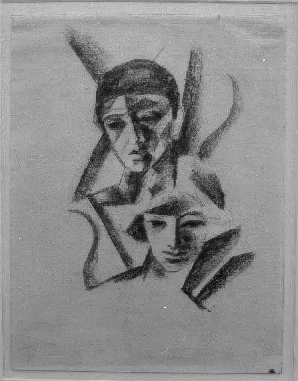 Deux têtes - August Macke