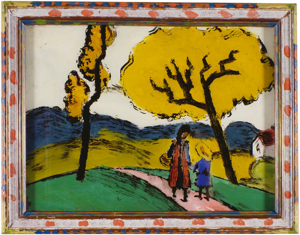 Deux filles dans le paysage - August Macke