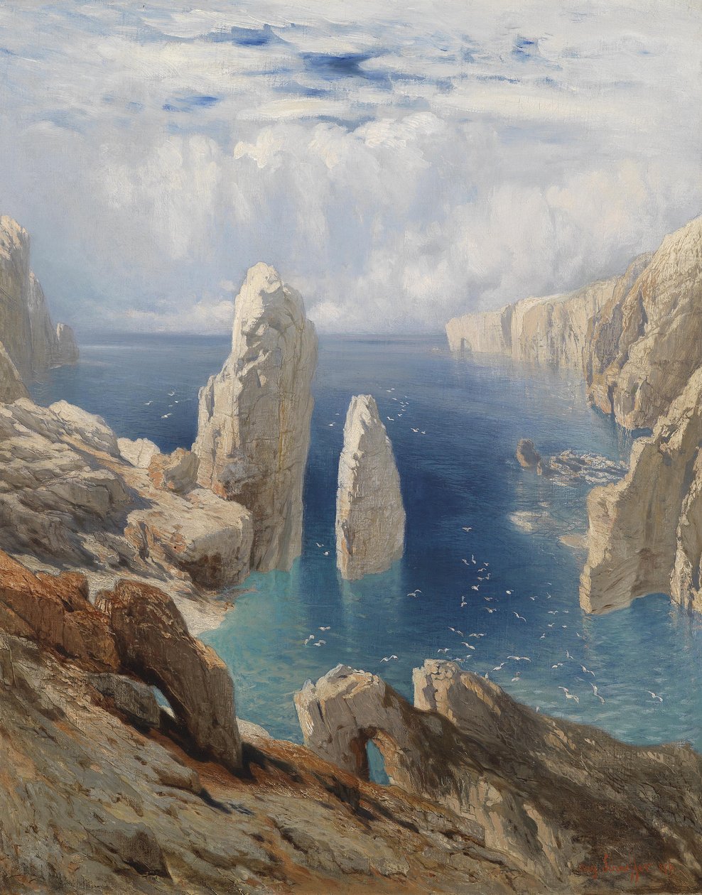 French : Falaise - August Schaeffer von Wienwald