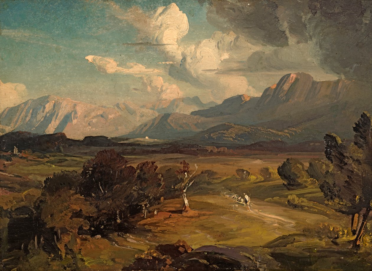 Paysage de contreforts - August Seidel