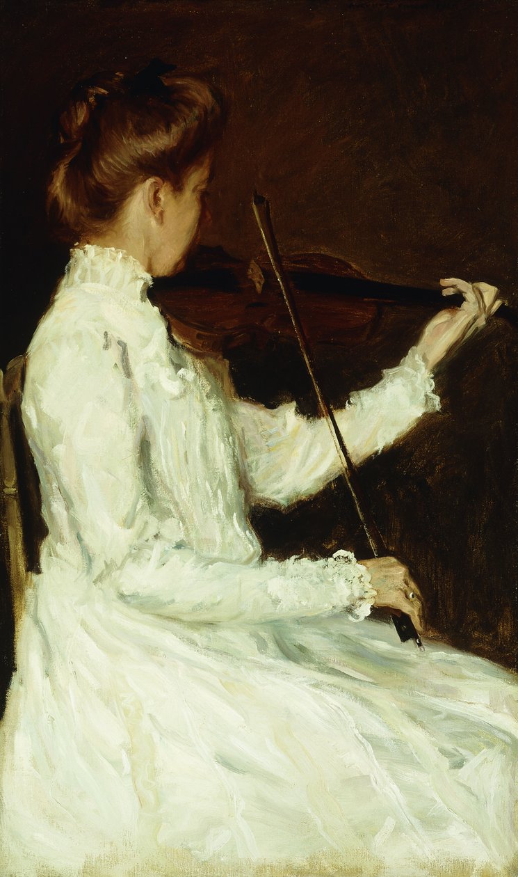 Le Violoniste - August Vincent Tack