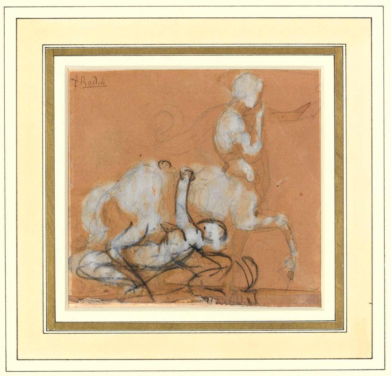 Achille et Chiron - Auguste Rodin