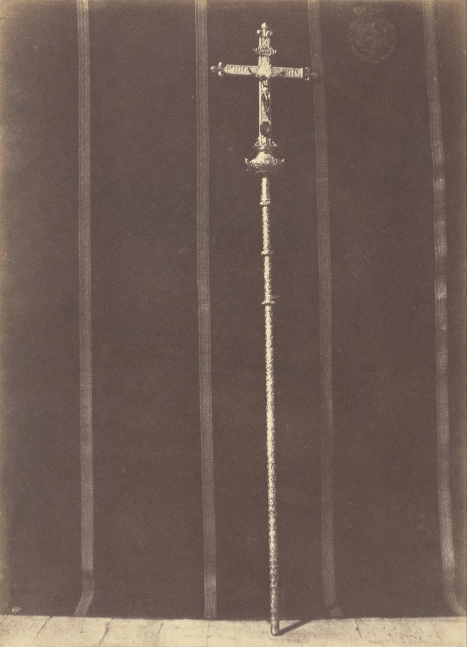 Jérusalem. Croix en argent ciselé donnée par Louis XIII à l