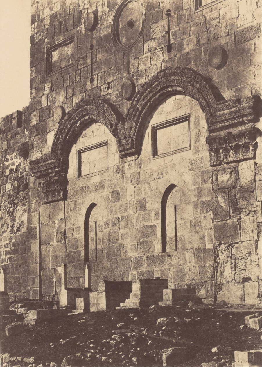 Jérusalem. Enceinte du Temple. Porte Dorée - Auguste Salzmann
