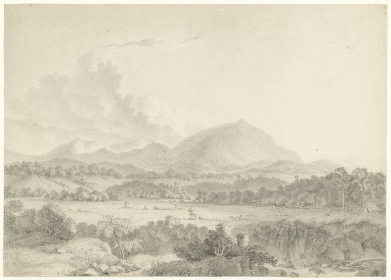 Paysage javanais - Auguste Antoine Joseph Payen