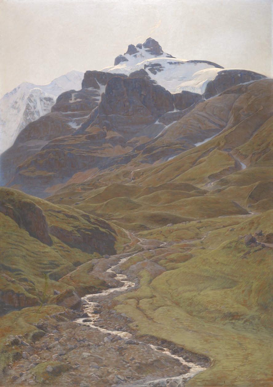 Vue de la Wilde Frau - Auguste Baud Bovy