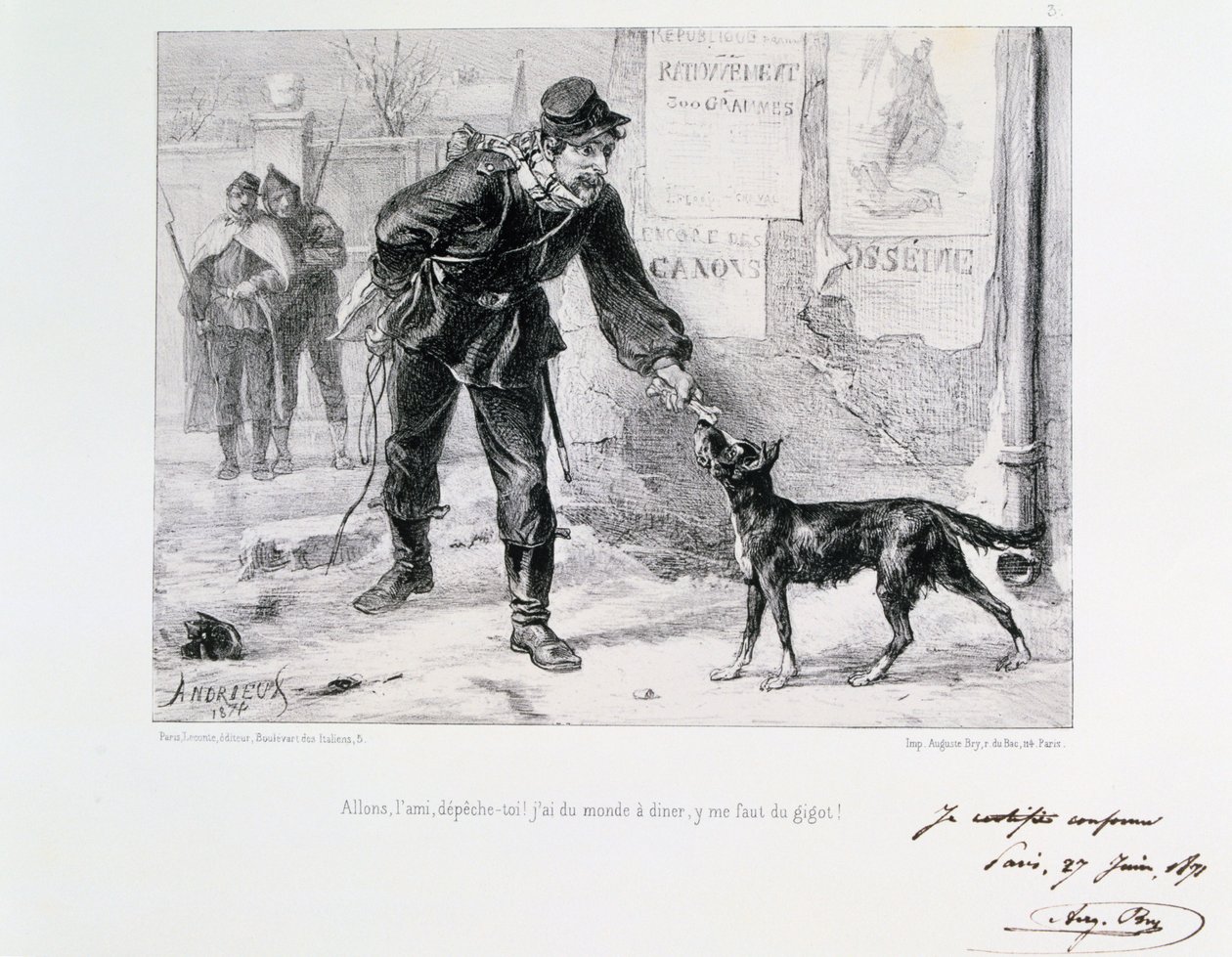Siège de Paris, Guerre franco-prussienne, 1871 - Auguste Bry