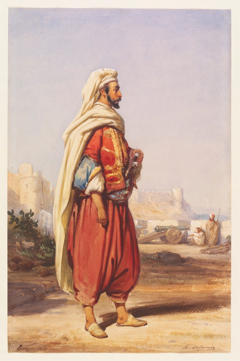Un émir marocain - Auguste Delacroix