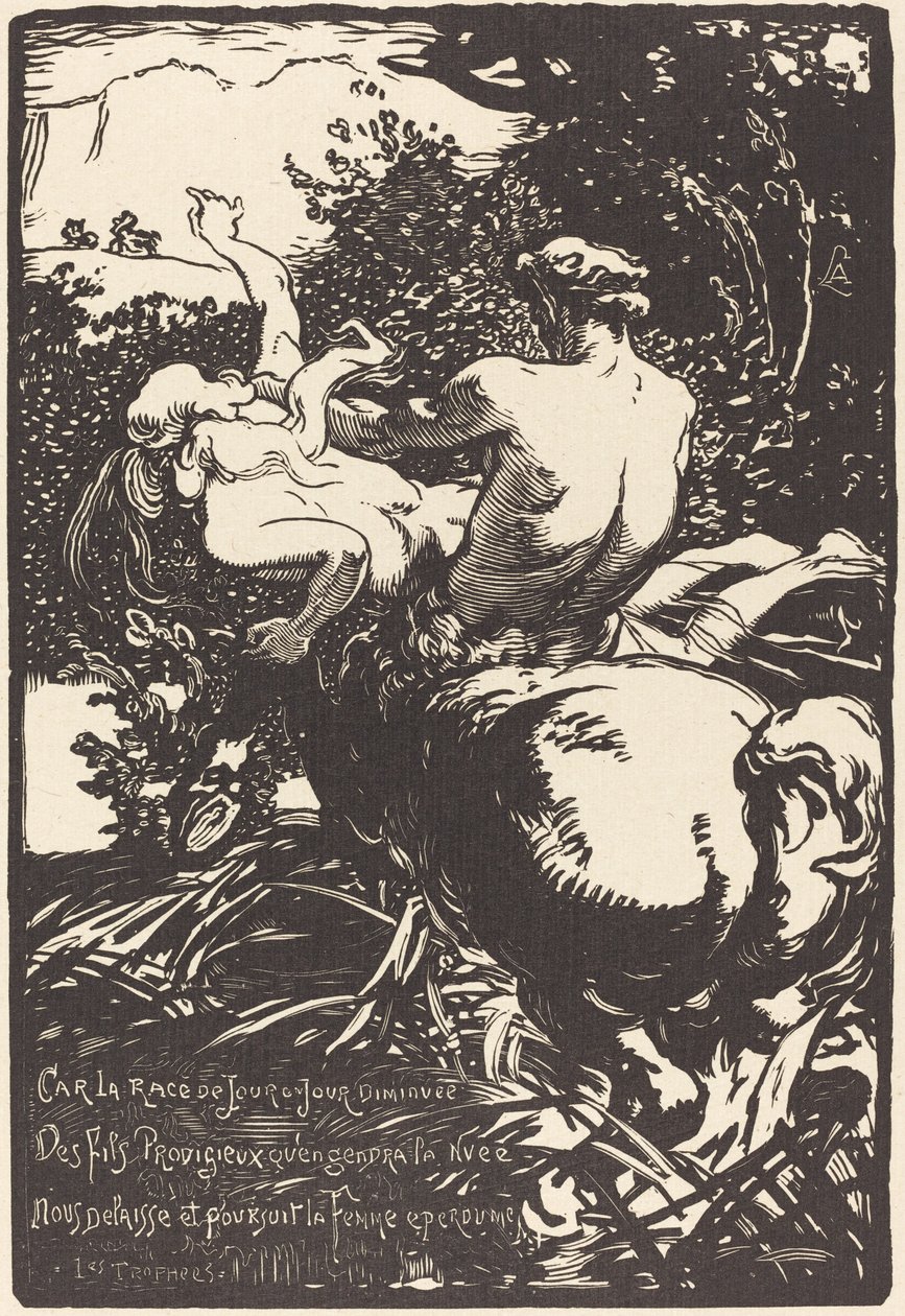 Le centaure - Auguste Lepere