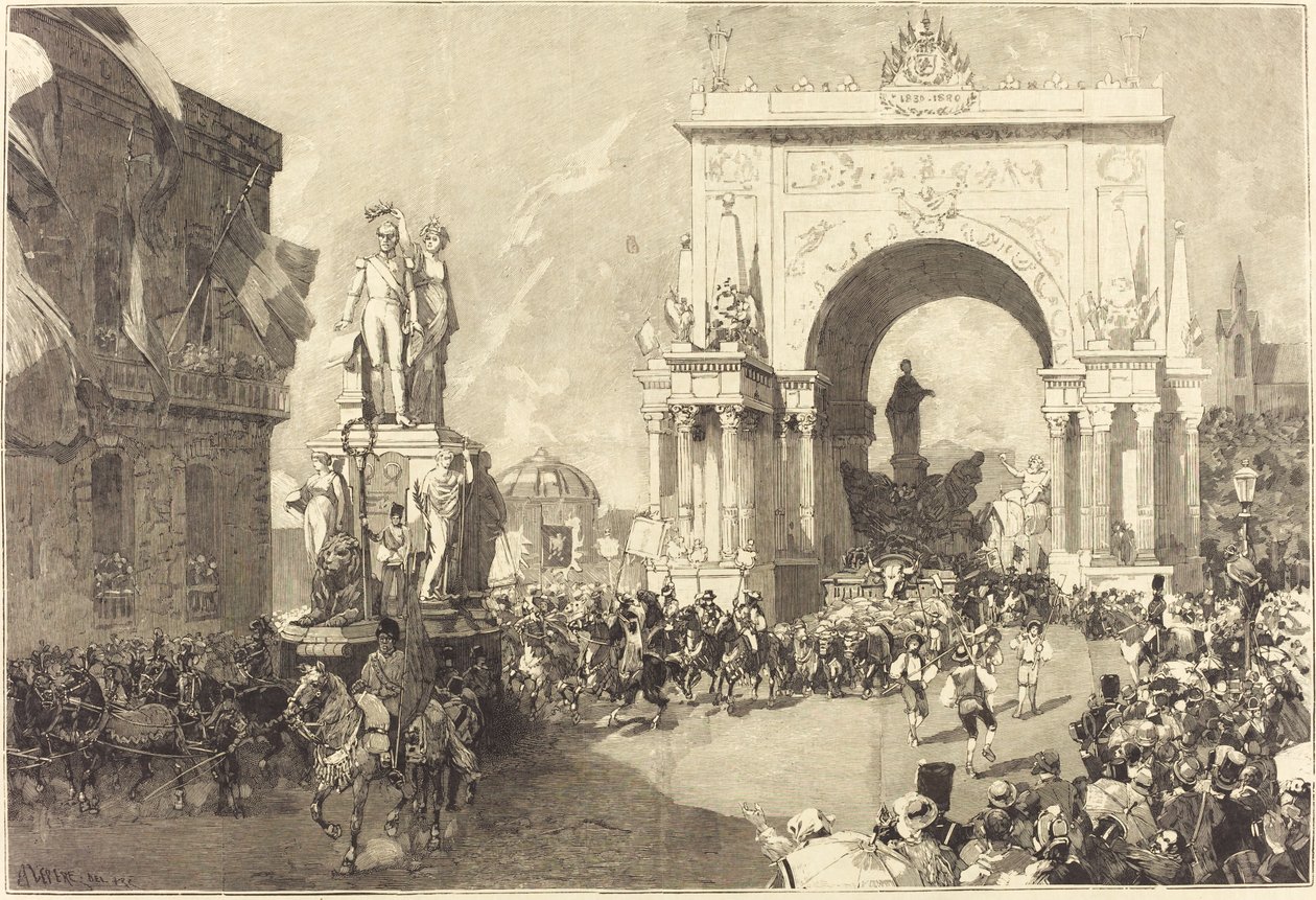 Fêtes jubilaires de Bruxelles - Auguste Lepere