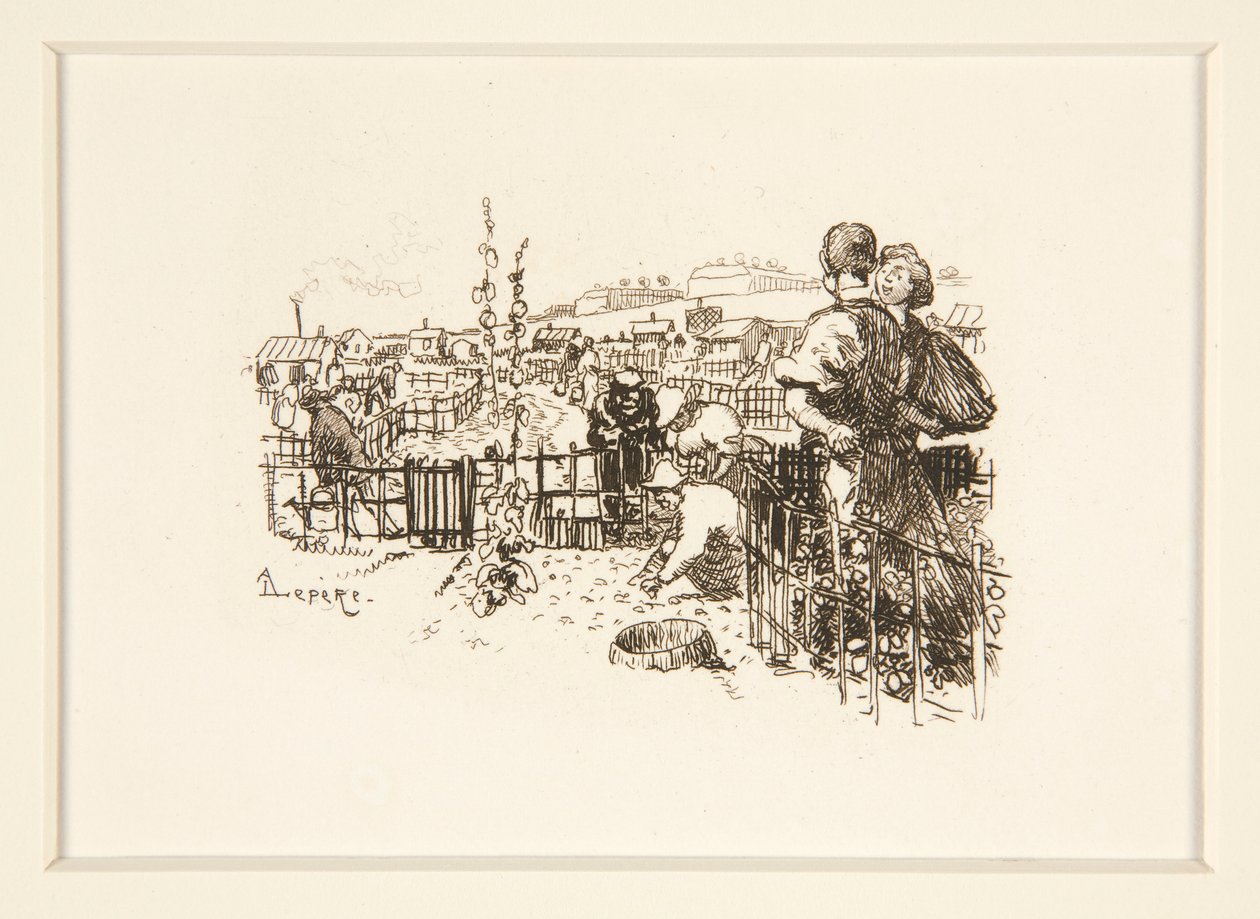 Jardinage - Auguste Lepere